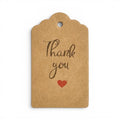Thank You Tags 3 x 5cm Pack of 10