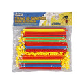 100 Plastic Straws & 50 Connectors