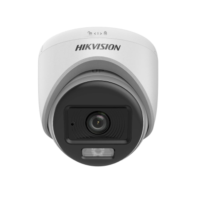 Hikvision 2MP 2.8mm Smart Hybrid Light Audio Fixed Turret Camera DS-2CE76D0T-LPFS(2.8mm)