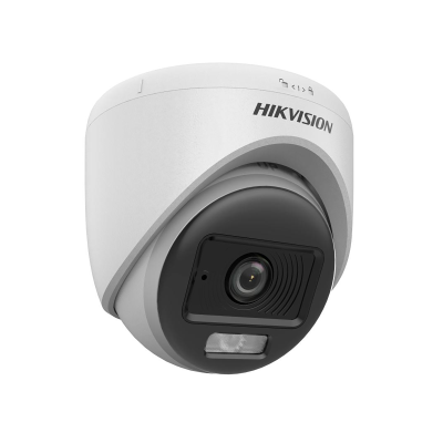 Hikvision 2MP 2.8mm Smart Hybrid Light Audio Fixed Turret Camera DS-2CE76D0T-LPFS(2.8mm)