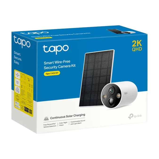 TP-Link Tapo C425 Solar-Powered Security Camera Kit